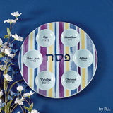 Joseph’s Coat Ceramic Seder Plate set