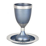 Modern Kiddush Cup with Coaster